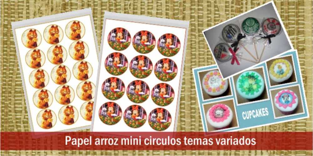 PAPEL ARROZ MINICIRCULOS