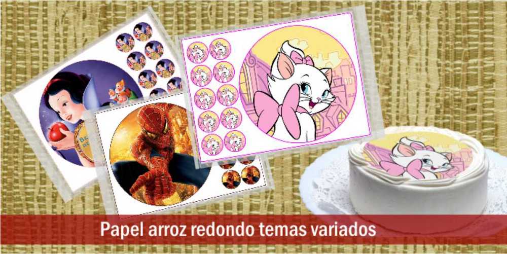 PAPEL ARROZ REDONDO